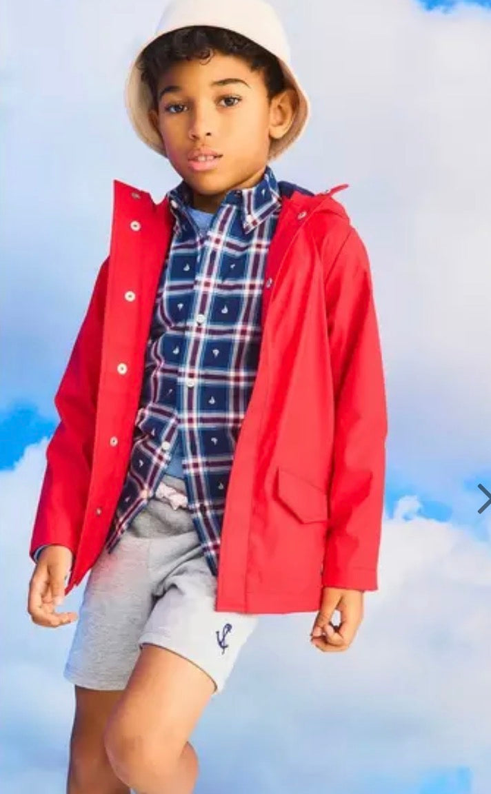 Sailboat Plaid Jacquard Shirt