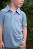 Banks Performance Polo Blue- White Stripe