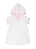 Girls White Terry Full-Zip Cover Up