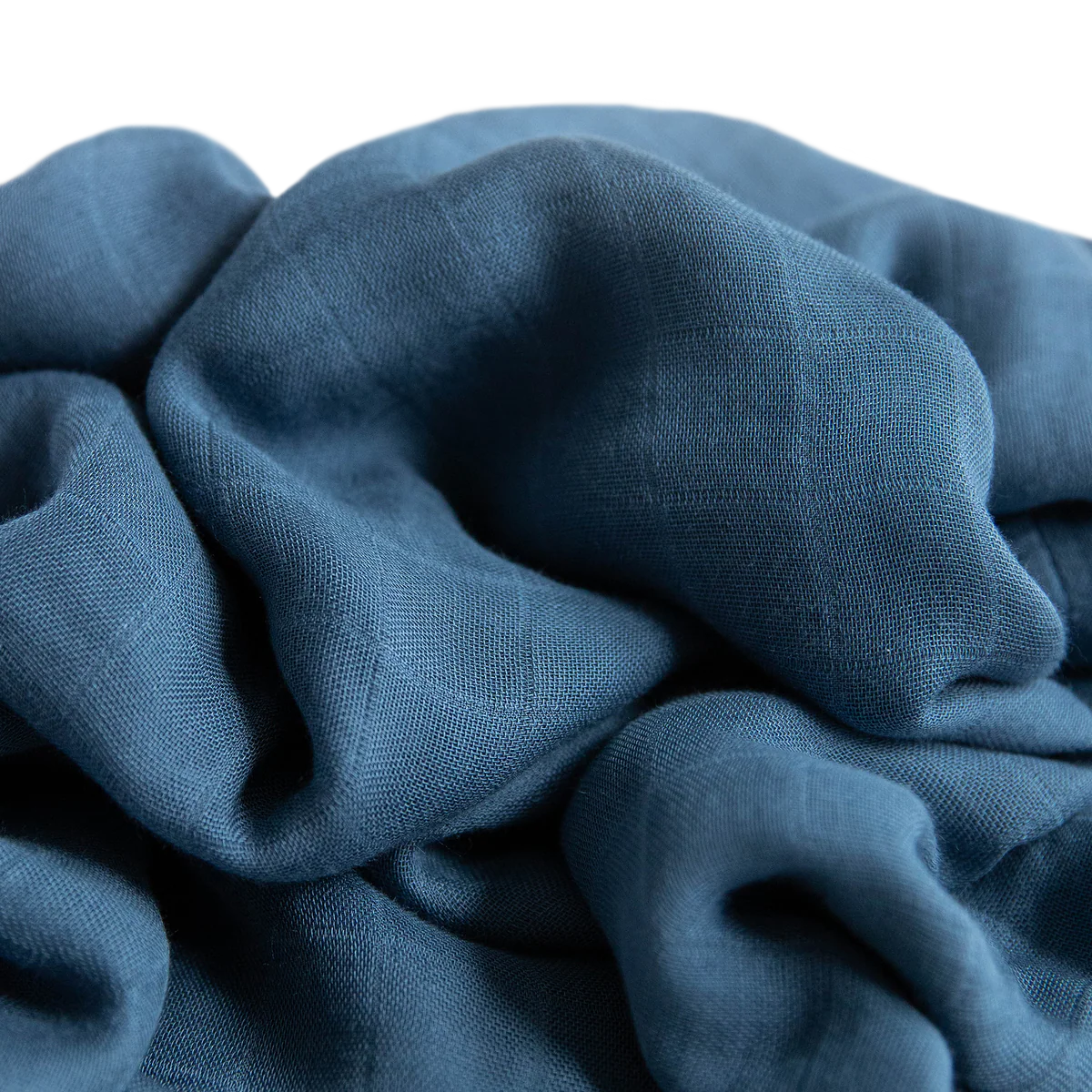 Deluxe Muslin Swaddle Blanket - Blue Dusk