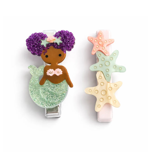 Lilies & Roses Hair Clips/Mermaid Stars