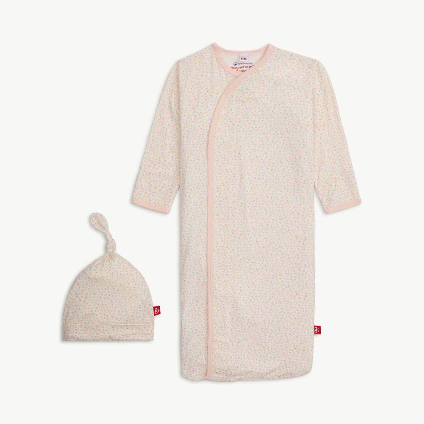 Organic Cotton Gown + Hat Set