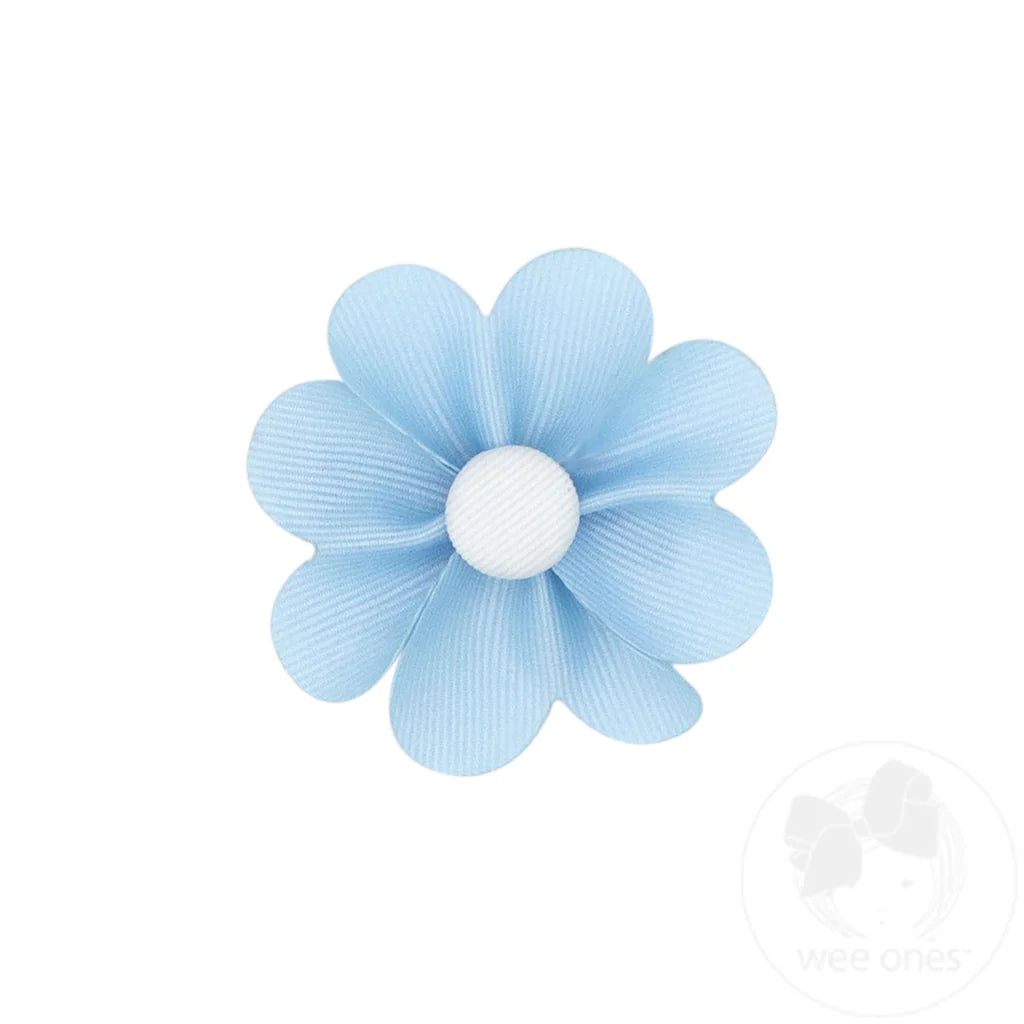 Grosgrain Petal Flower Hair Clip