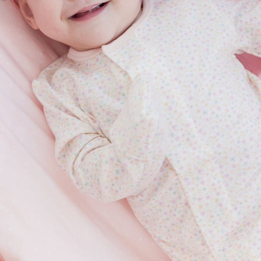 Organic Cotton Footie-Bedford Floral