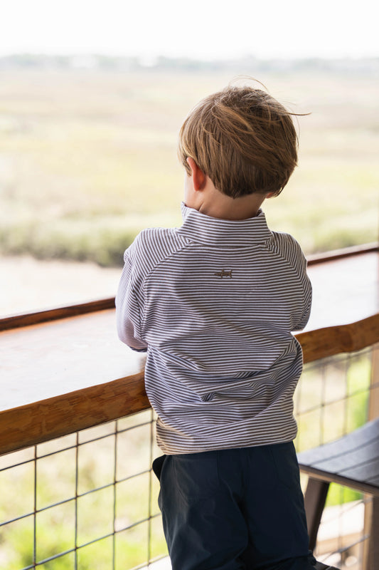 Collins Quarter Zip Stripe