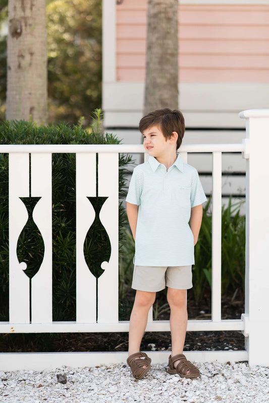 Performance Polo UPF15 Ocean Wave