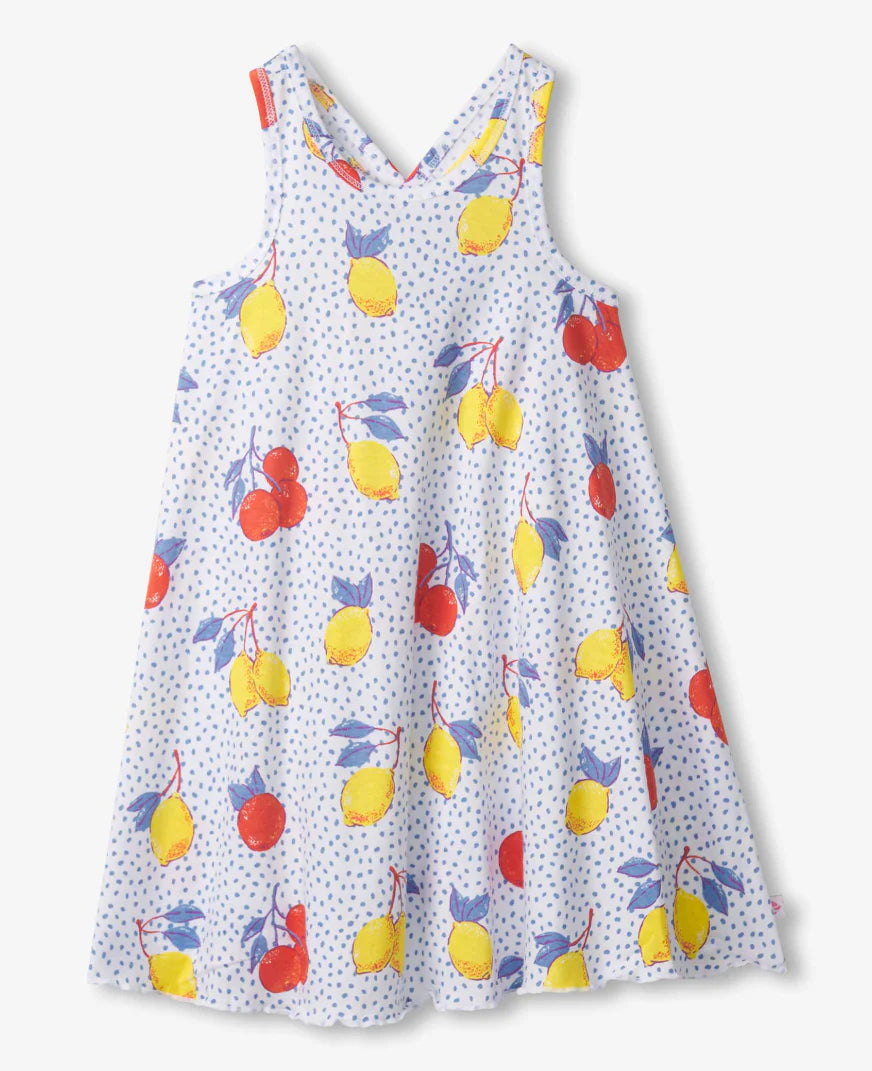 Fresh Citrus Trapeze Dress