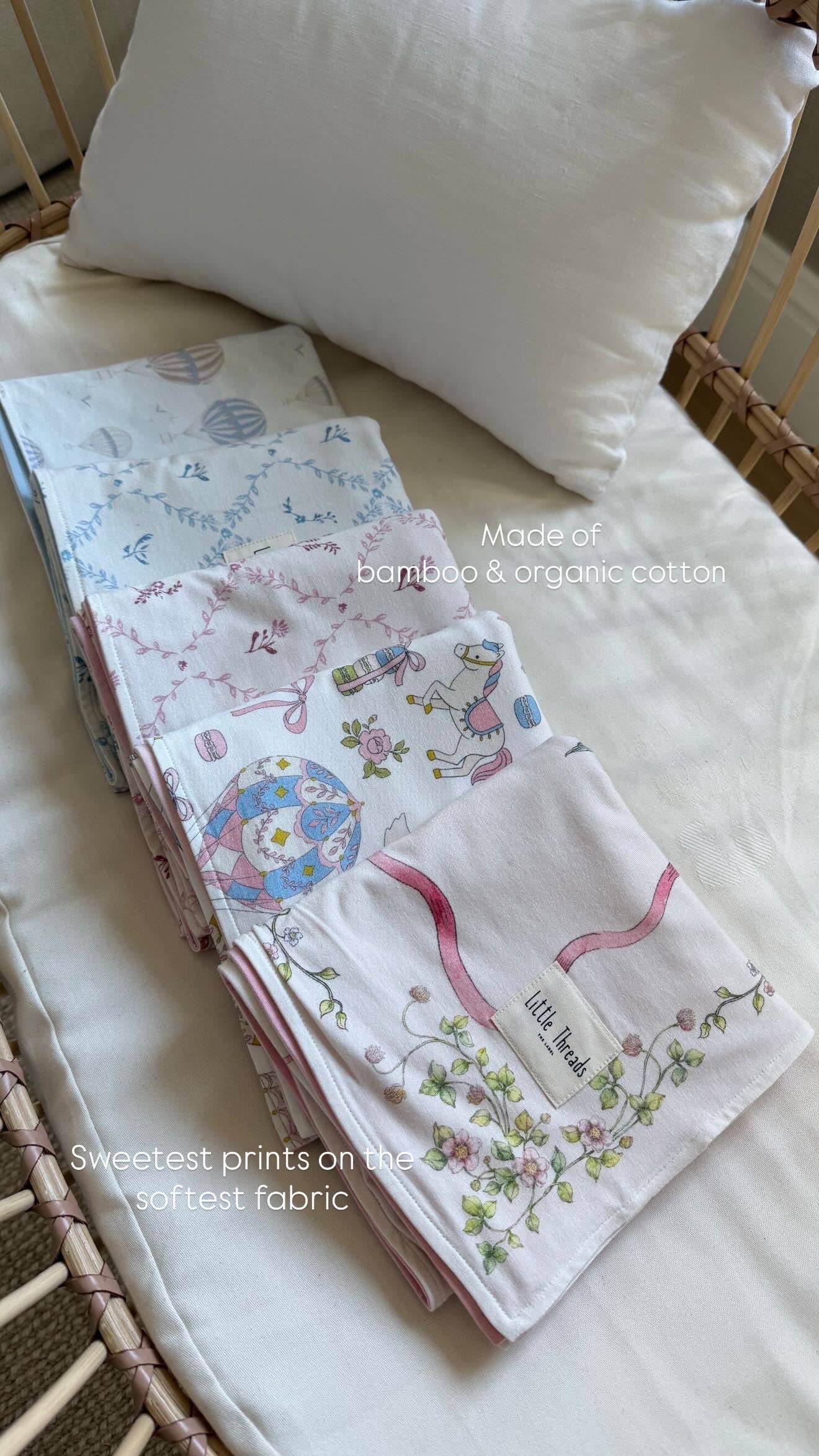 Dreamy Carousel Jersey Blanket