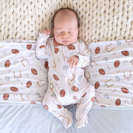 Bamboo Footie Tiny Touchdowns