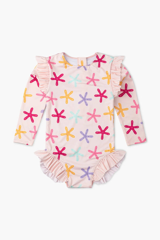 Ruffle Bottom Starfish Swimsuit