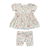 Bamboo Babydoll Set- Floral Chickens