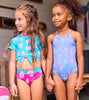 Ocean Shells Short Sleeve Tankini Set