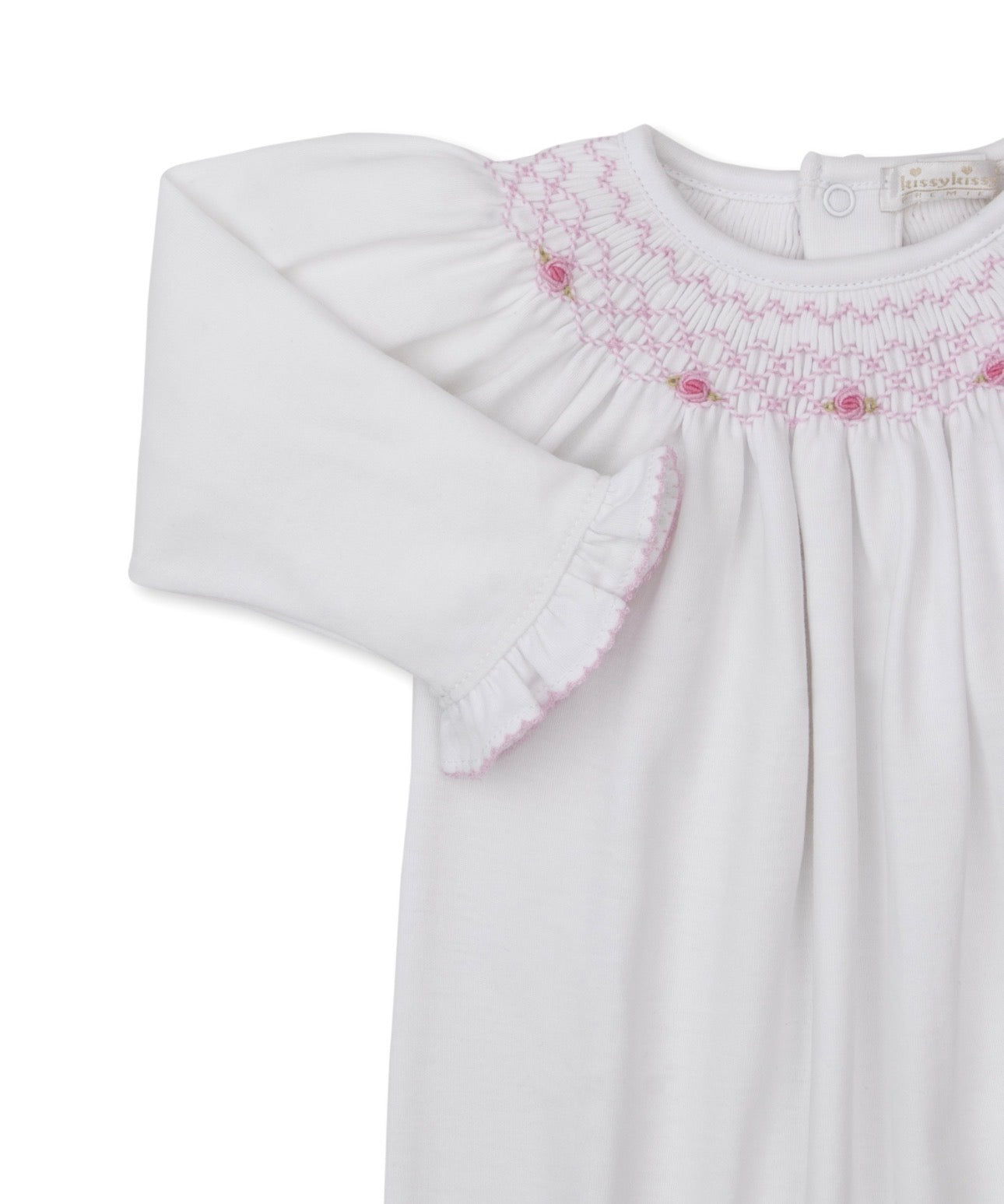 Pima Cotton Hand Smocked Sack/Bishop