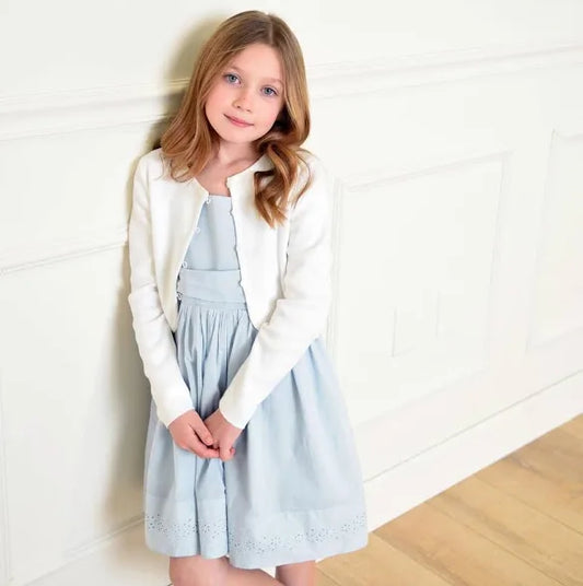 Organic Cotton Cropped Cardigan