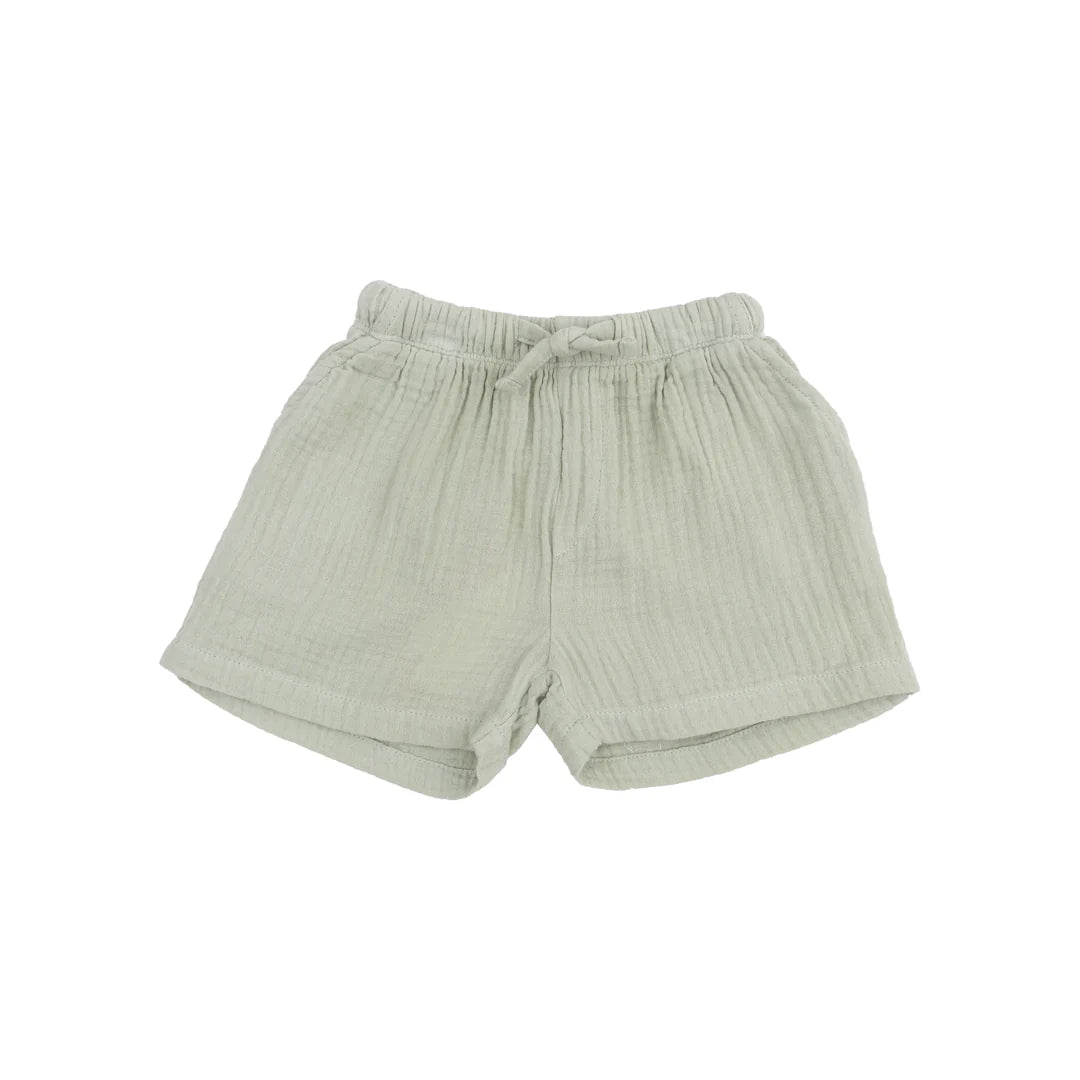 Palm Tree Muslin Short/Polo