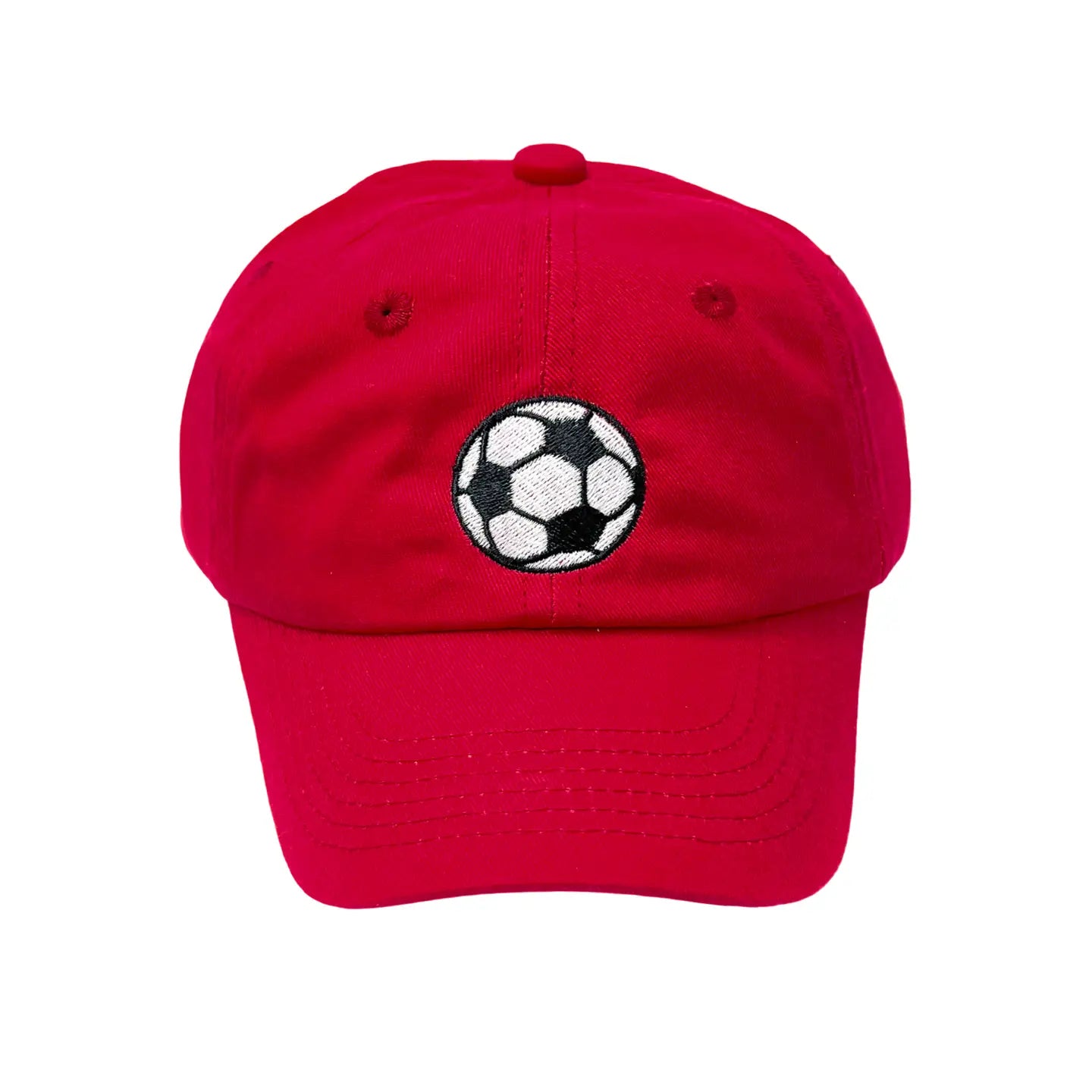 Red Soccer Hat Age 2-7