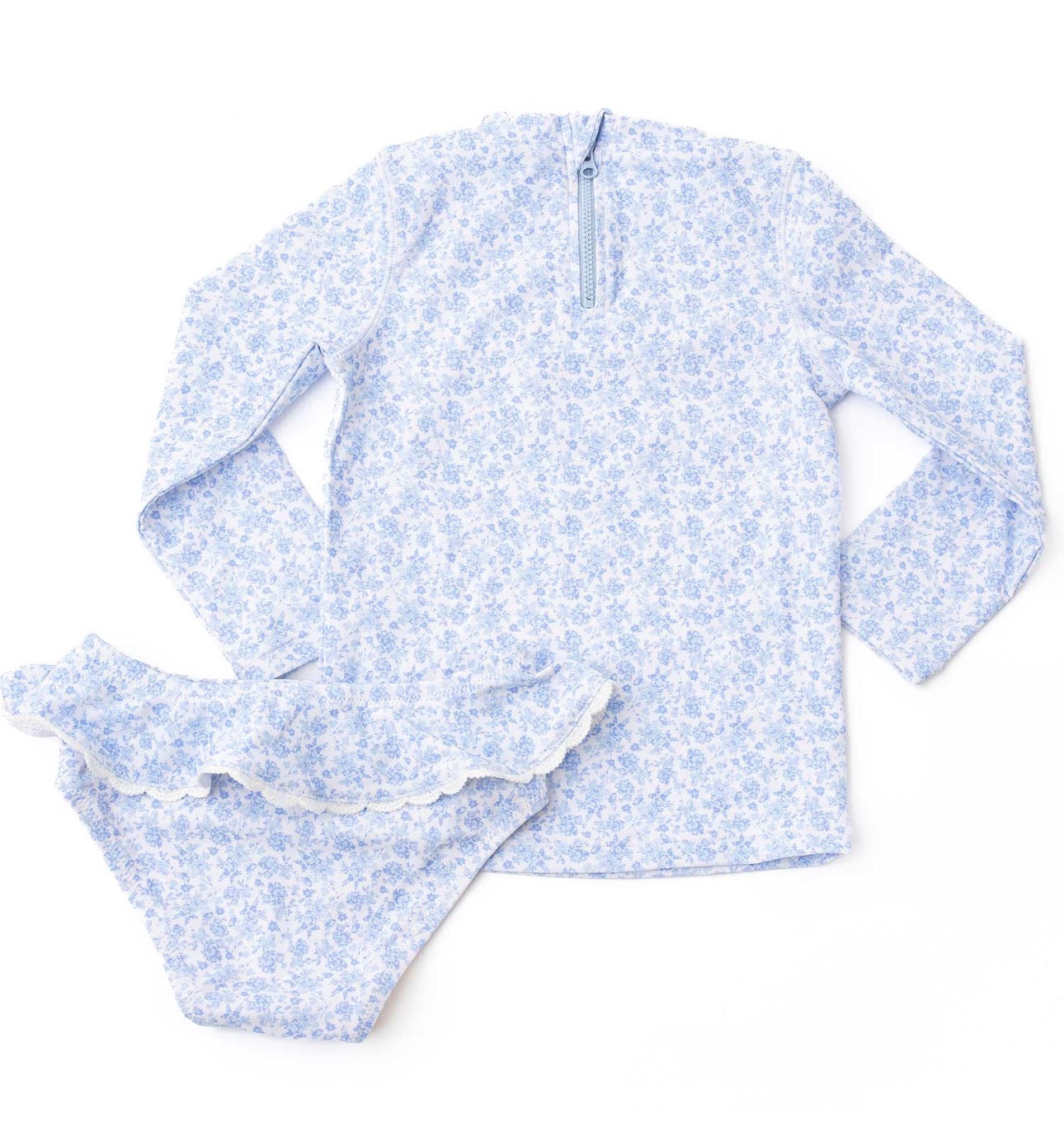 2-Piece Rashguard Set- Coastal Gardens