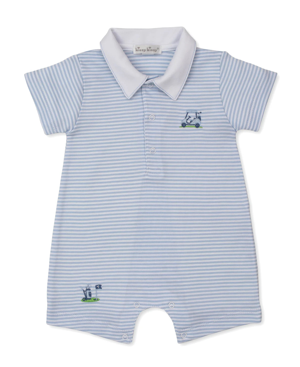 Pima Cotton Collar Playsuit- Golf Championship