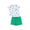 Bamboo Polo Short Set Vintage Golf