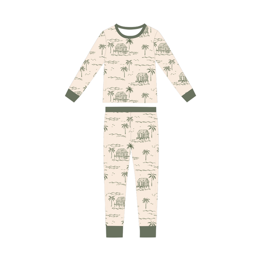 Bamboo PJ- Beach Bungalow