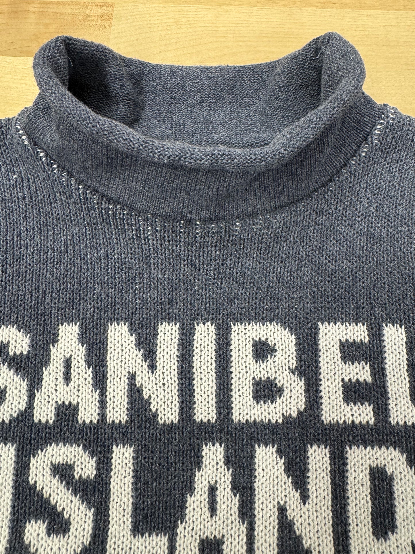 Sanibel Rollneck Sweater- Jean Blue