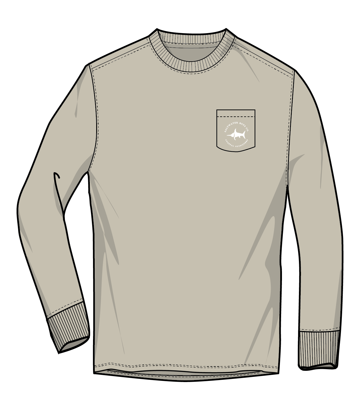 Golf Ball Boys Long Sleeve Graphic Tee