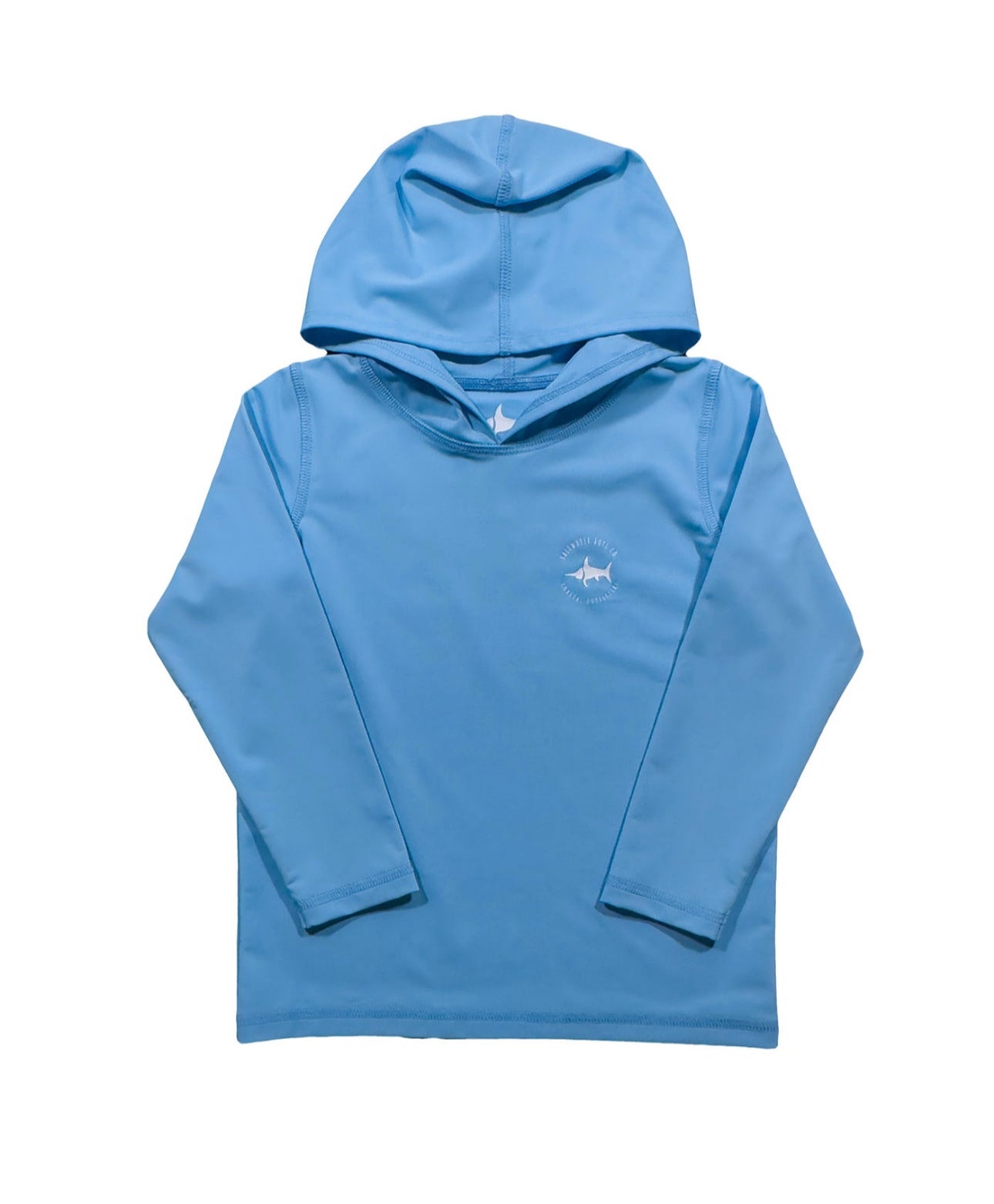UPF50 Performance Hoodie- Blue Shark