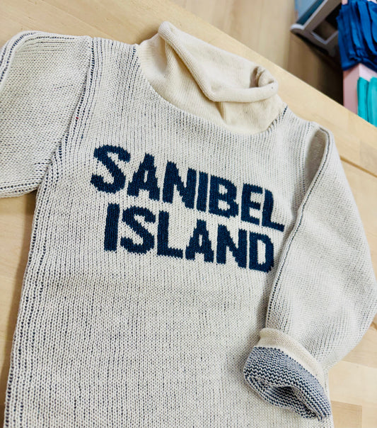 Sanibel Rollneck Sweater- Cream