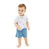 Bamboo Polo Short Set Sailboats