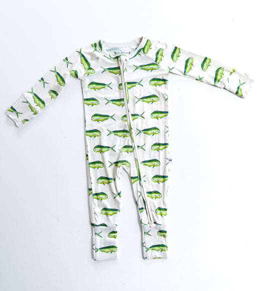 Mahi or Sailfish Bamboo Zippy Romper