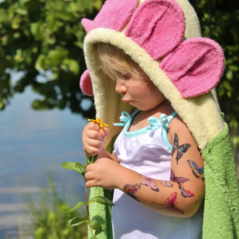 Flower Hooded Towel Ages 2 To 8