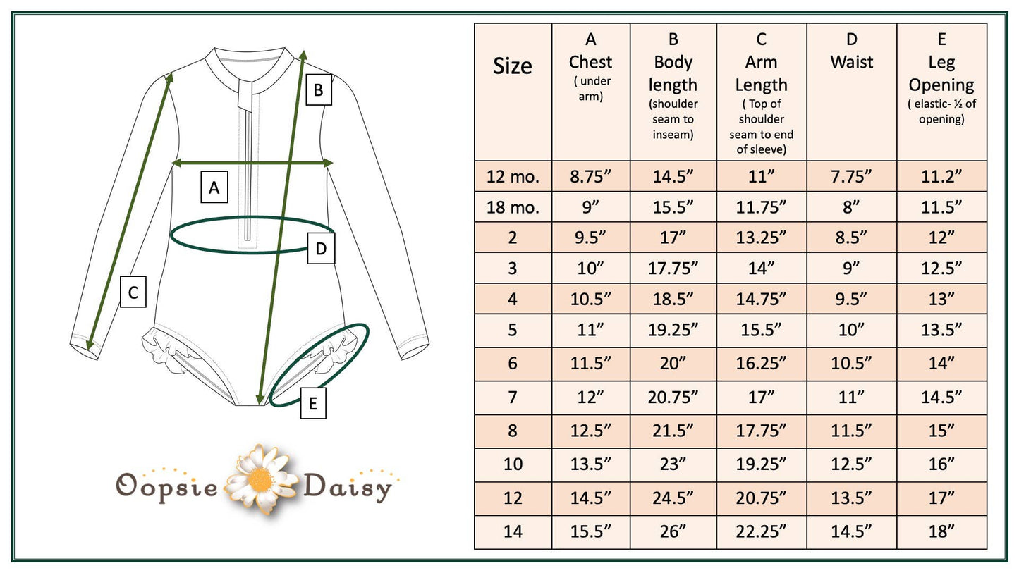 UPF50 Mint Rainbow Zip Rash Guard