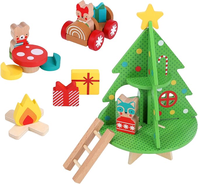 Petit Collage Christmas Tree House