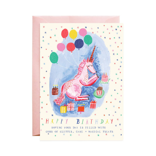 Unicorn Birthday Card