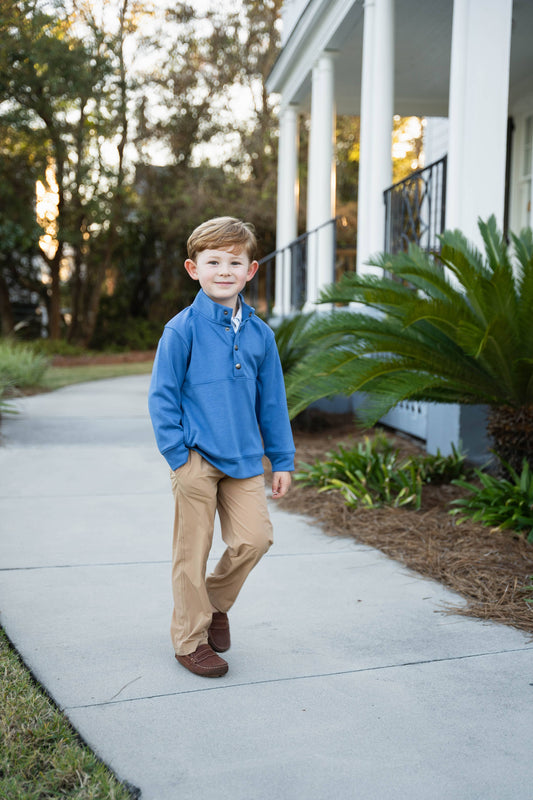 Pierce Boys Performance Pullover - Blue