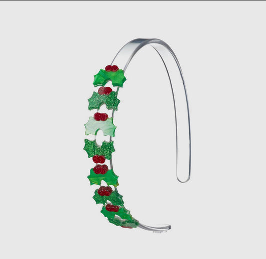 Lilies and Roses Acrylic Headbands Holiday