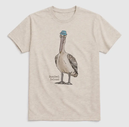 Sanibel Island Pelican Tee