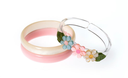 Lilies & Roses Bangle Set