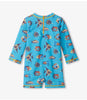 UPF50 Tropical Ocean Baby Rashguard