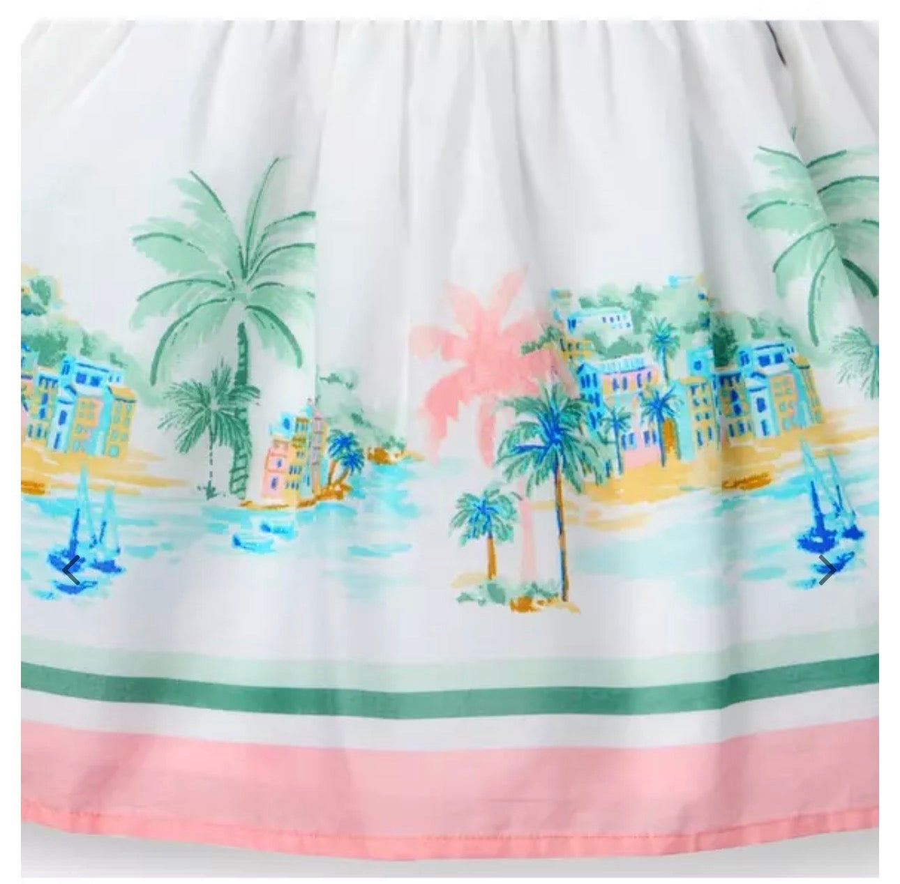 The Vacation Border Print Dress