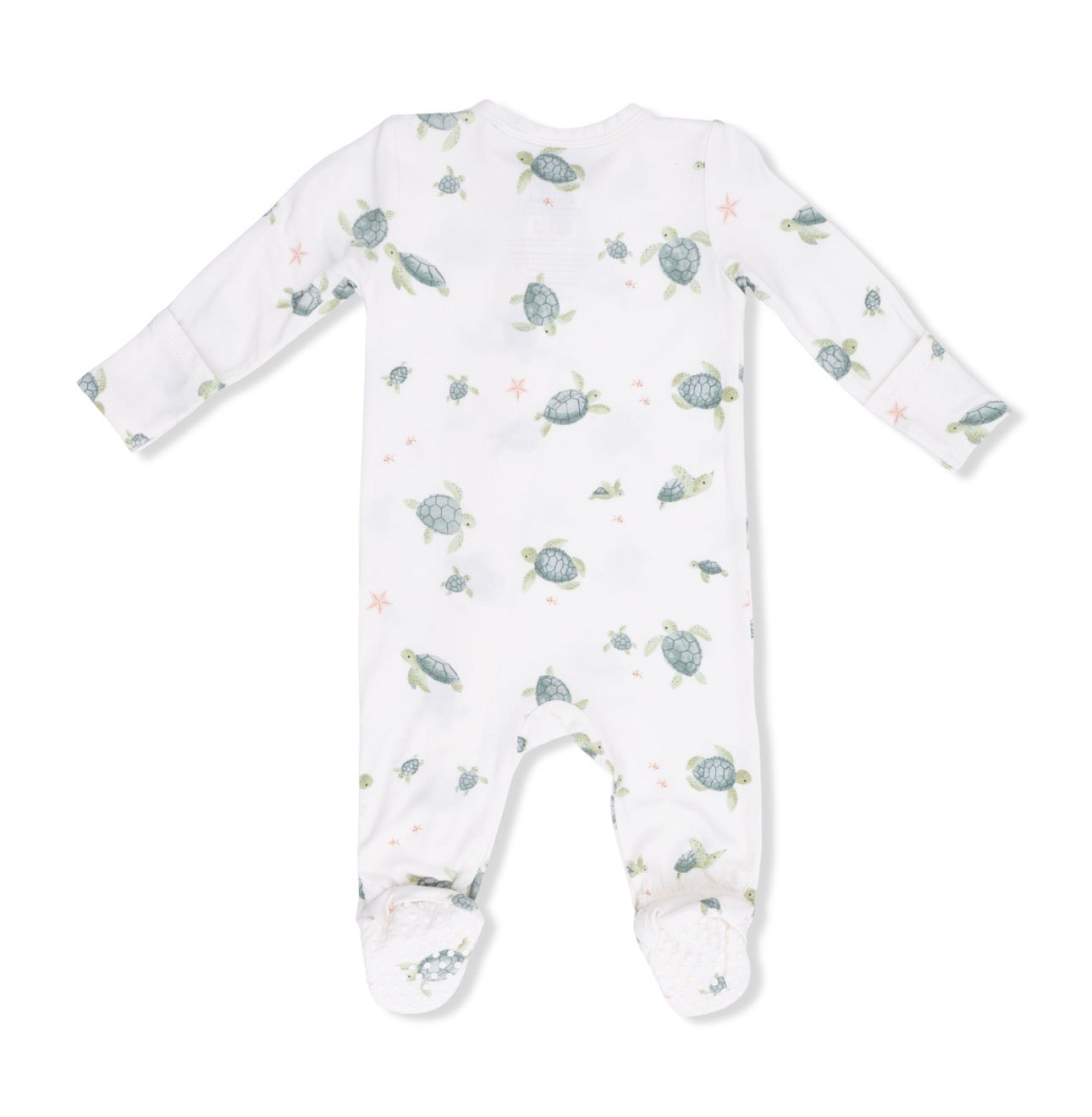 Bamboo Zip Footie- Sea Turtles