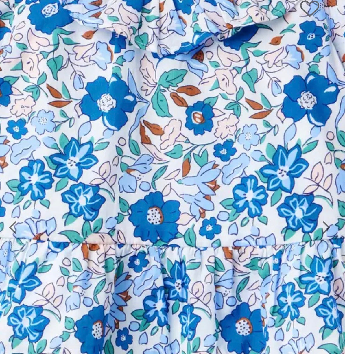 Floral Ruffle Peplum Top