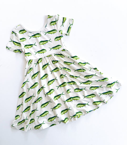 Mahi or Sailfish Bamboo Twirl Dress