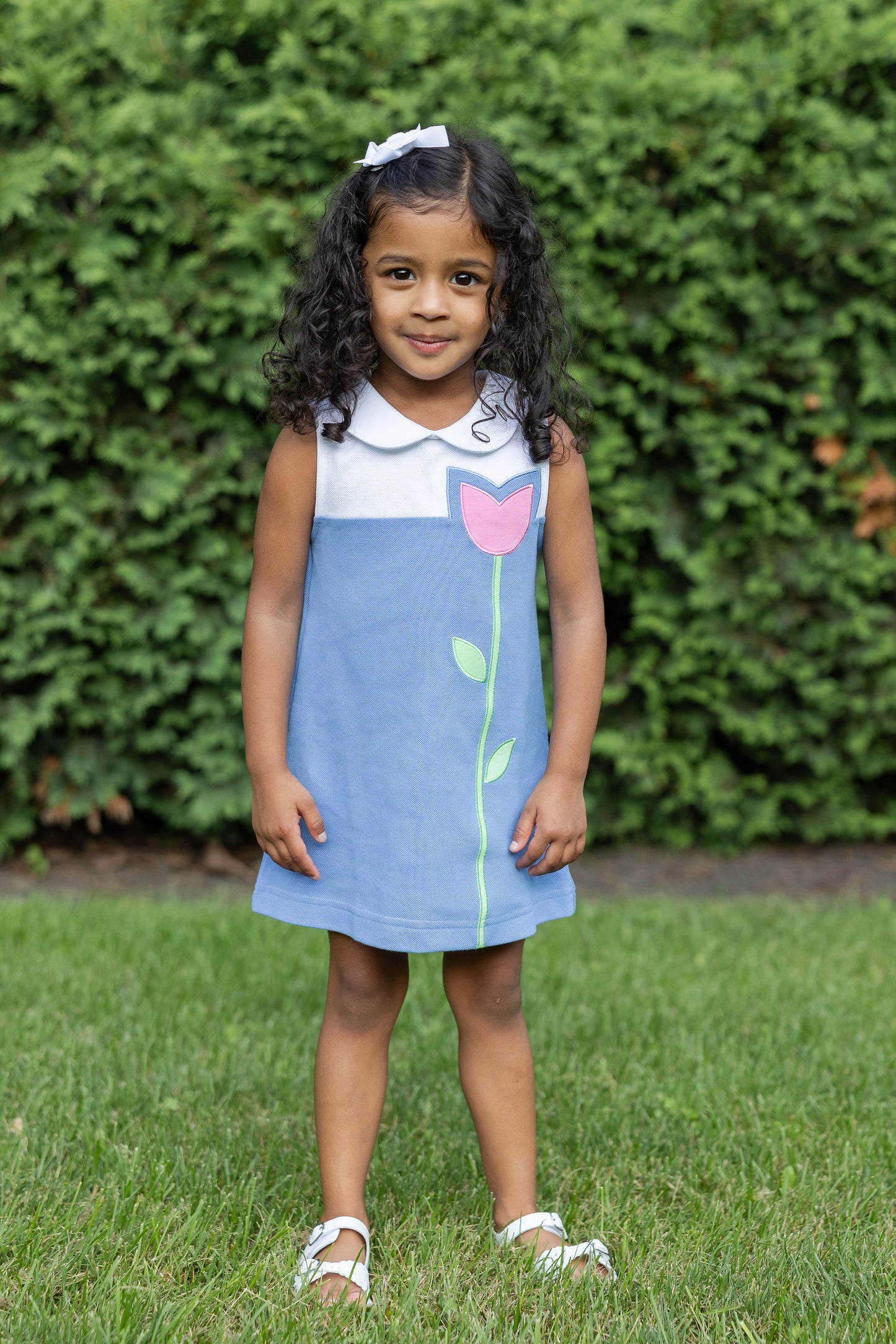 Pique Knit Tulip Dress