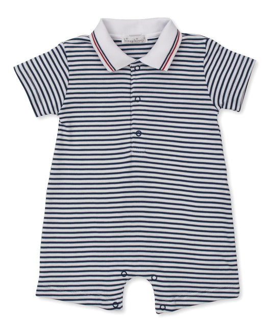 Pima Cotton Bold Stripe Playsuit
