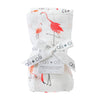 Bamboo Muslin Swaddle Blanket- Flamingo