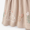 Embroidered Floral Knit Dress 100% Cotton