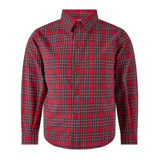 Rachel Riley Red Tartan Shirt