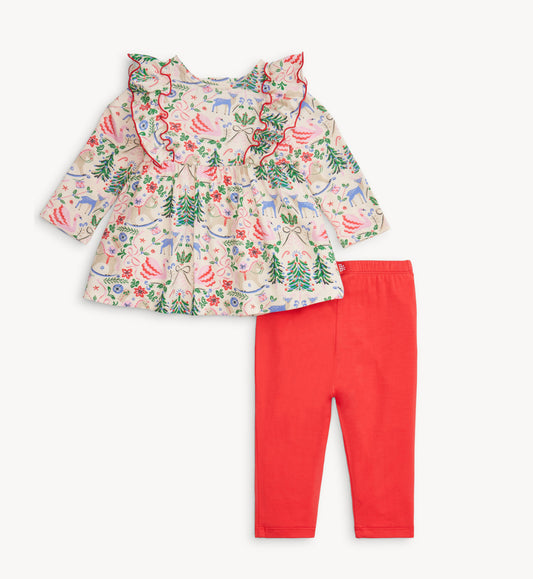 Magnetic Modal Dress & Legging Set- Sugar Plums Dream