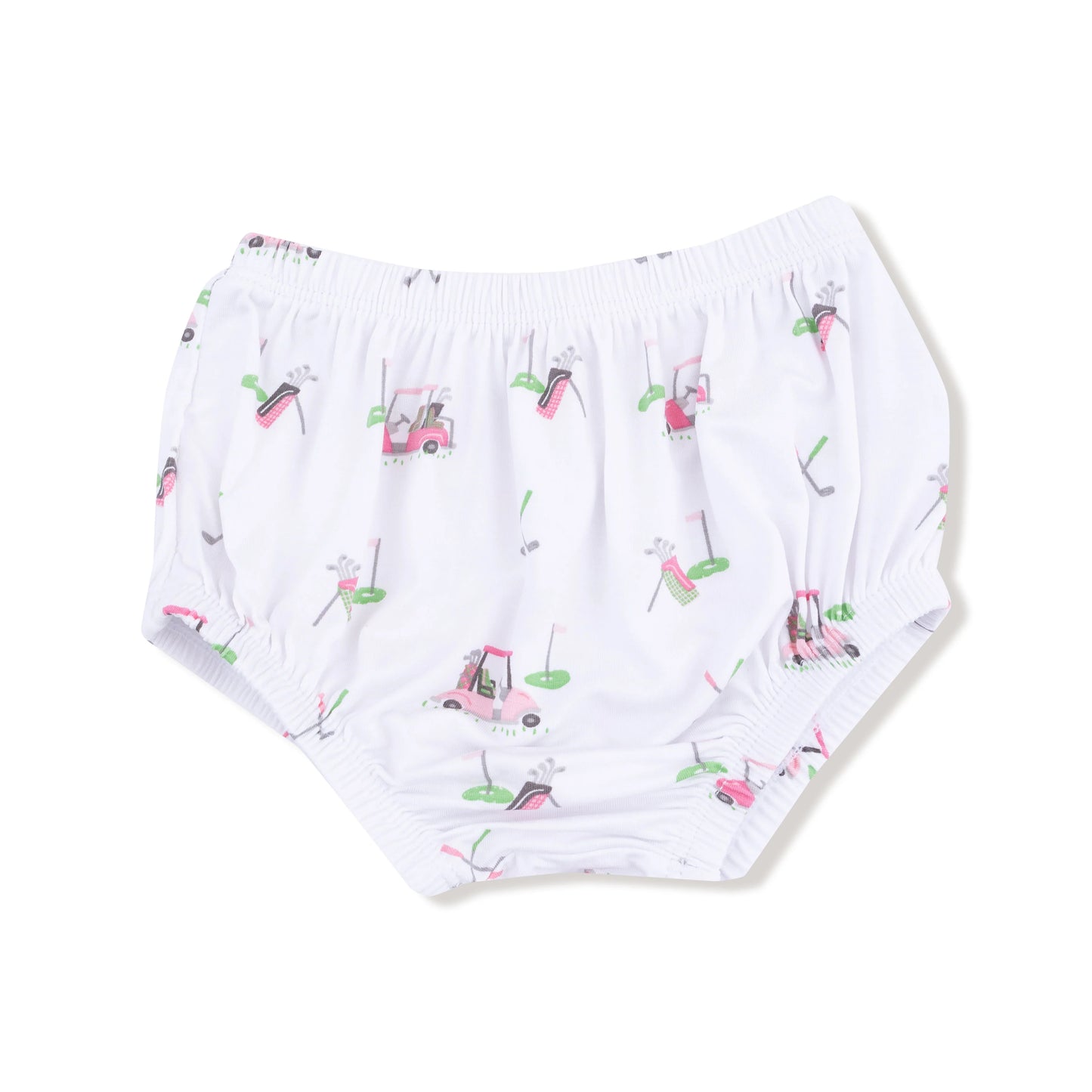 Bamboo Peter Pan Collar Dress and Bloomer- Pink Golf